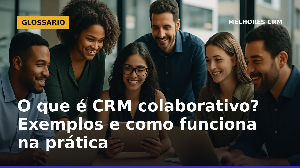 Equipe brasileira de vendas, marketing e suporte utilizando CRM colaborativo em conjunto.
